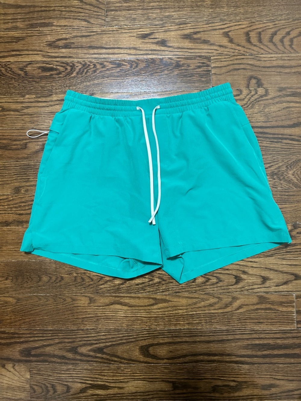 Lululemon Teal Green 5 inch Swim Trunks
